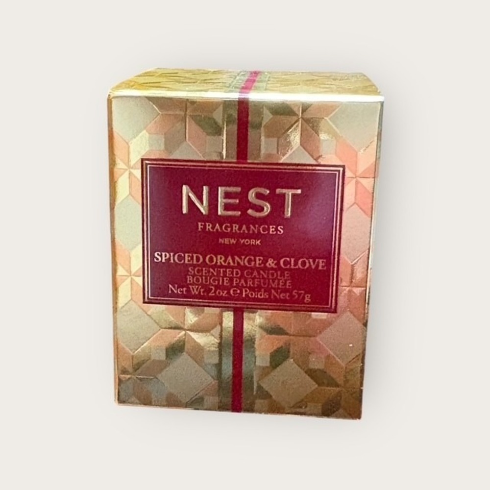 NEST Fragrances Spiced Orange & Clove Scented Candle 2 oz Mini Travel Size NIB